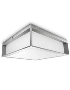 Aplique Plafón exterior gris aluminio Skies 1XE27 8719514385344 Philips | LeonLeds