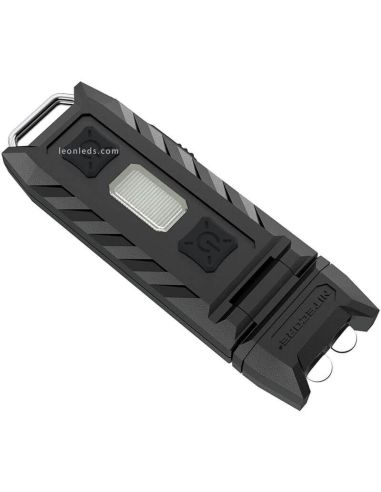 Linterna LED de llavero Thumb con luz orientable 120º led Rojo y recargable Nitecore | LeonLeds
