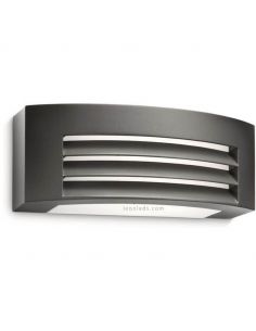 Aplique de pared exterior Antracita Fragance MyGarden Philips | LeonLeds