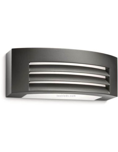 Aplique de pared exterior Antracita Fragance MyGarden Philips | LeonLeds