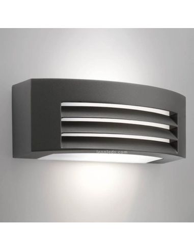 Aplique de pared exterior Antracita Fragance MyGarden Philips | LeonLeds