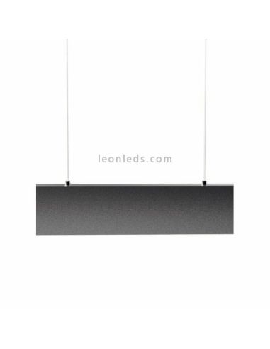 Lámpara LED colgante Hanok negra lineal 3000k o 4000k Mantra