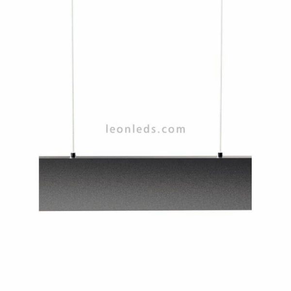 Lámpara LED colgante Hanok negra lineal 3000k o 4000k Mantra