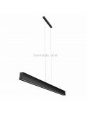 Lámpara LED colgante Hanok negra lineal 3000k o 4000k
