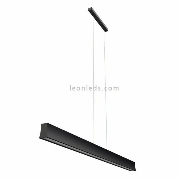 Suspension LED Hanok noire linéaire 3000k ou 4000k