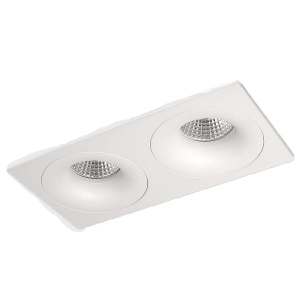 Downlight LED Waka deux sources lumineuses GU10 I LeónLeds Iluminación