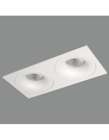 Downlight LED Waka deux sources lumineuses GU10 I LeónLeds Iluminación