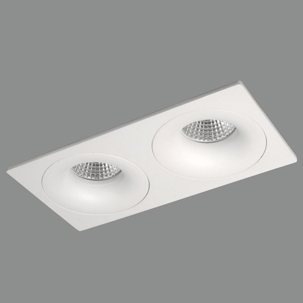Downlight LED Waka deux sources lumineuses GU10 I LeónLeds Iluminación