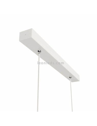 Candeeiro suspenso Hanok LED branco...