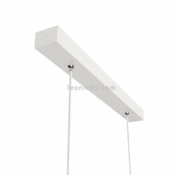 Candeeiro suspenso Hanok LED branco...