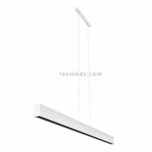 Candeeiro suspenso Hanok LED branco...