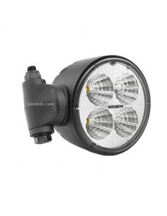 Faro LED de trabajo redondo Swivel con conector Deutsch 2000Lm Valtra | LeonLeds