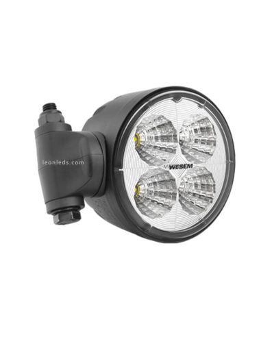 Faro LED de trabajo redondo Swivel con conector Deutsch 2000Lm Valtra | LeonLeds