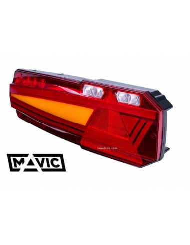 Feu arrière LED avec triangle Mavic 6 Fonctions Horpol | leonleds