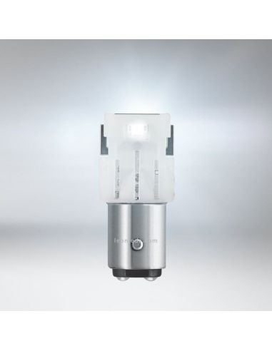 Pack de 2 Bombillas LED P21/5W BAY15d 6000K 12V 2W (2Uds) LED 2 Polos 1157 LEDDriving SL osram 7528DWP-02B | LeonLeds