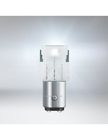 Pack de 2 Bombillas LED P21/5W BAY15d 6000K 12V 2W (2Uds) LED 2 Polos 1157 LEDDriving SL osram 7528DWP-02B | LeonLeds