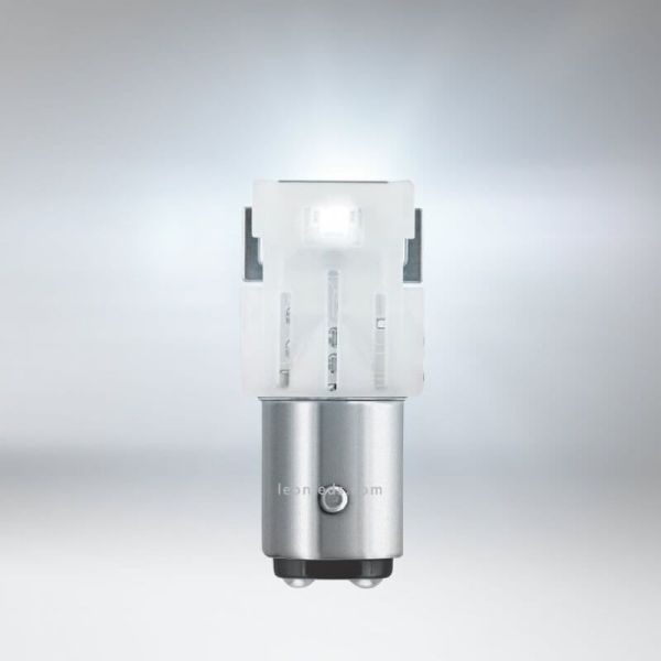 Pack de 2 Bombillas LED P21/5W BAY15d 6000K 12V 2W (2Uds) LED 2 Polos 1157 LEDDriving SL osram 7528DWP-02B | LeonLeds