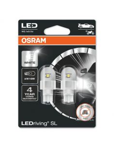 Lâmpada LED W16W Osram LEDriving SL 12V 2,9W Pack 2 Unidades. Luz Branca 6000K Osram | leonleds
