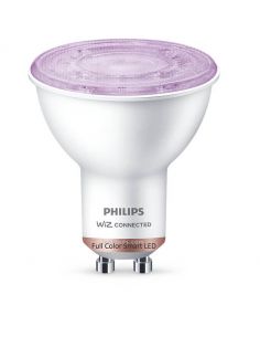 Bombilla LED inteligente GU10 50W - 4,7W Wiz RGB compatible con Alexa Google Home Philips | LeonLeds 2
