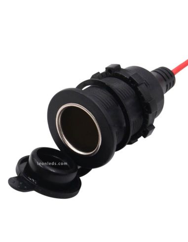 Base isqueiro hermética com cabo 12V / 24V Agropar | leonleds