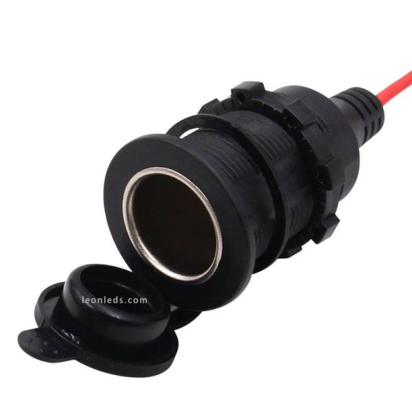 Base de mechero hermetico con cable 12V / 24V Agropar | LeonLeds