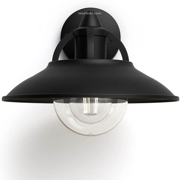 Front Vintage Aluminium Outdoor Wall Light Cormorant MyGarden 1XE27 IP44 8718696165836 | leonleds