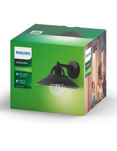 Luz de parede ao ar livre de alumínio vintage Cormorant MyGarden 1XE27 IP44 8718696165836 | leonleds 2