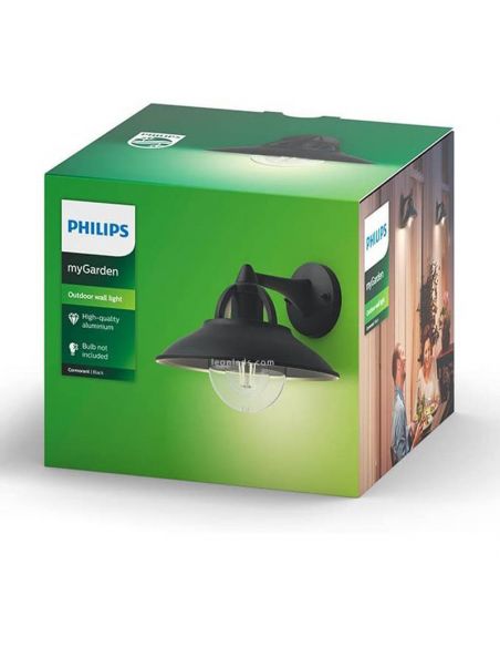 Boîte à Lumière Murale Extérieure Vintage en Aluminium Cormorant MyGarden 1XE27 IP44 8718696165836 | leonleds