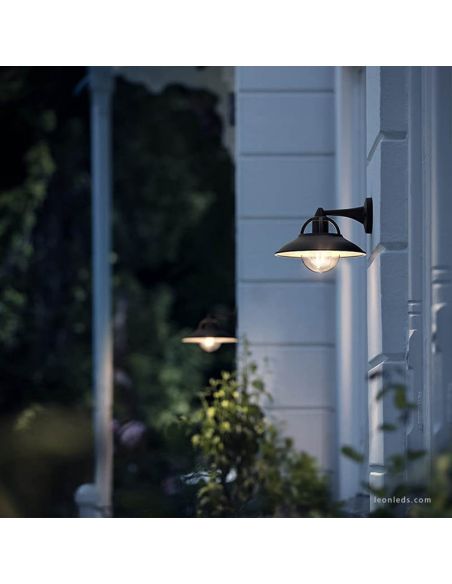 Ideas Aplique para exterior Vintage de Aluminio Cormorant MyGarden 1XE27 IP44 8718696165836 | LeonLeds