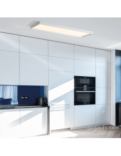 Plafonnier Munich LED 90cm blanc 2