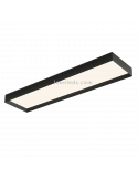 Plafón Munich LED 120cm negro