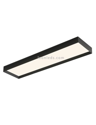 Luminária de teto Munich LED 120cm preta