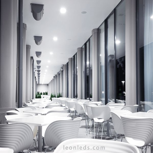 Photo d'ambiance de la lampe à encastrer Winka White Led