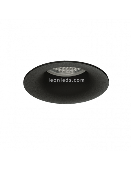 Luminária embutida de led preta Winka