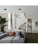 Lámpara empotrable Winka Led Negro ambiente
