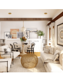 Luz empotrable de techo Winka Led Oro ambiente