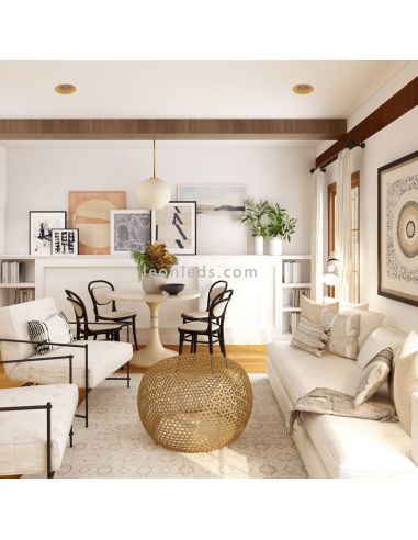 Luz empotrable de techo Winka Led Oro ambiente