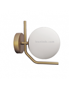 Aplique de parede de metal Gold Maui