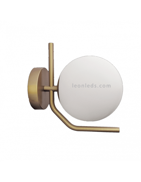 Aplique de parede de metal Gold Maui