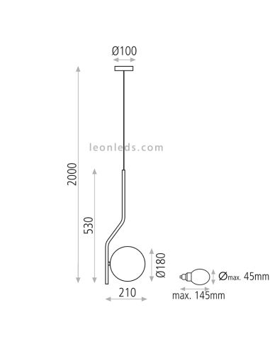 Suspension 1L Dimensions Maui