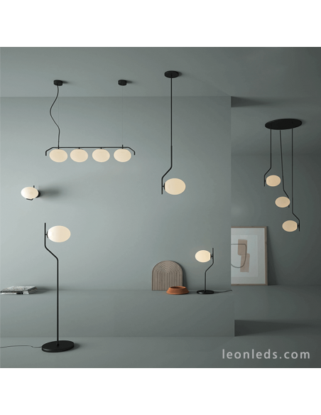 Candeeiro Suspenso 1L Maui black atmosphere