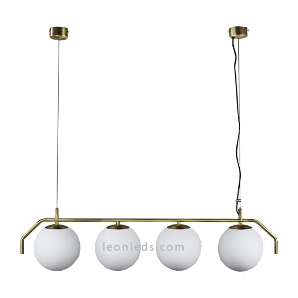 Candeeiro pendente 4L ouro Maui