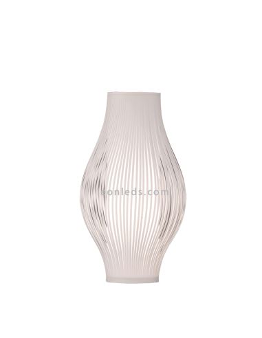 Lámpara de sobremesa Mirta 50cm blanca