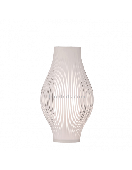 Lámpara de sobremesa Mirta 50cm blanca