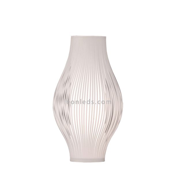 Lámpara de sobremesa Mirta 50cm blanca