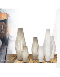 Candeeiro de mesa Mirta 70cm branco 2