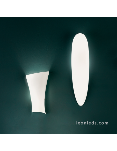 Aplique de vidro redondo Dora ambiente