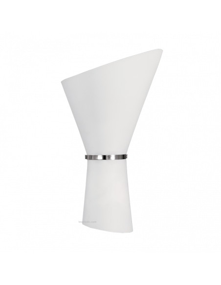 Aplique de pared Perla cromo