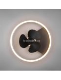 Ventilador LED moderno Borgholm negro ambiente Trio lighting