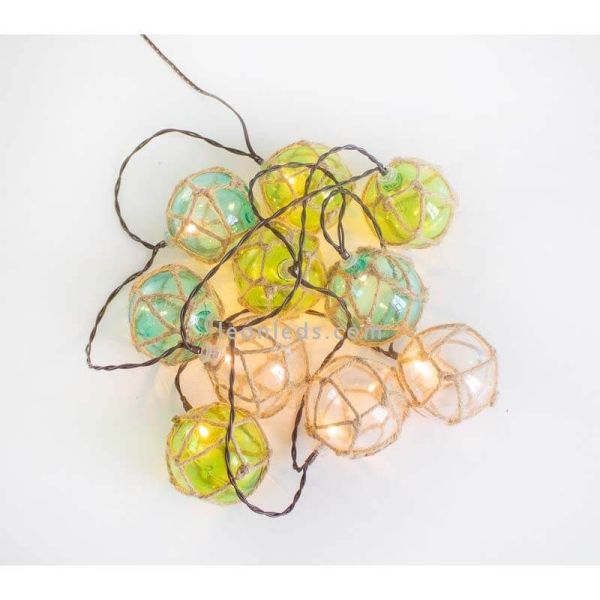 Pack de 6 Guirnaldas LED exteriores jardín Mare New Garden | LeonLeds Iluminación